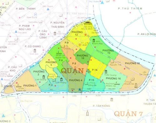 Sơ lược về bản đồ quy hoạch quận 4 đến năm 2020
