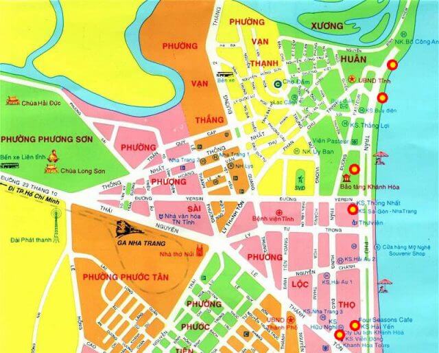 Bán bản đồ giao thông Nha Trang khổ lớn