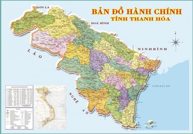 Bản đồ hành chính Thanh Hóa
