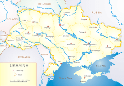 Bản đồ miền đông ukraine