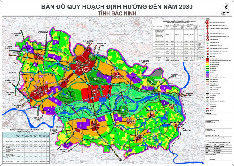 Bản Đồ Quy Hoạch Thành phố Bắc Ninh Tỉnh Bắc Ninh - #1 Mua bán bản đồ