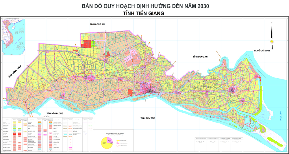 Bản Đồ Quy Hoạch Huyện Tân Phước Tỉnh Tiền Giang