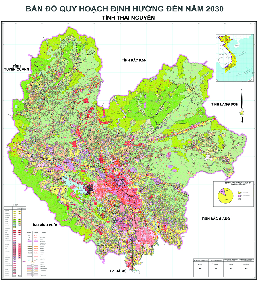 Bản Đồ Quy Hoạch Thành phố Thái Nguyên Tỉnh Thái Nguyên