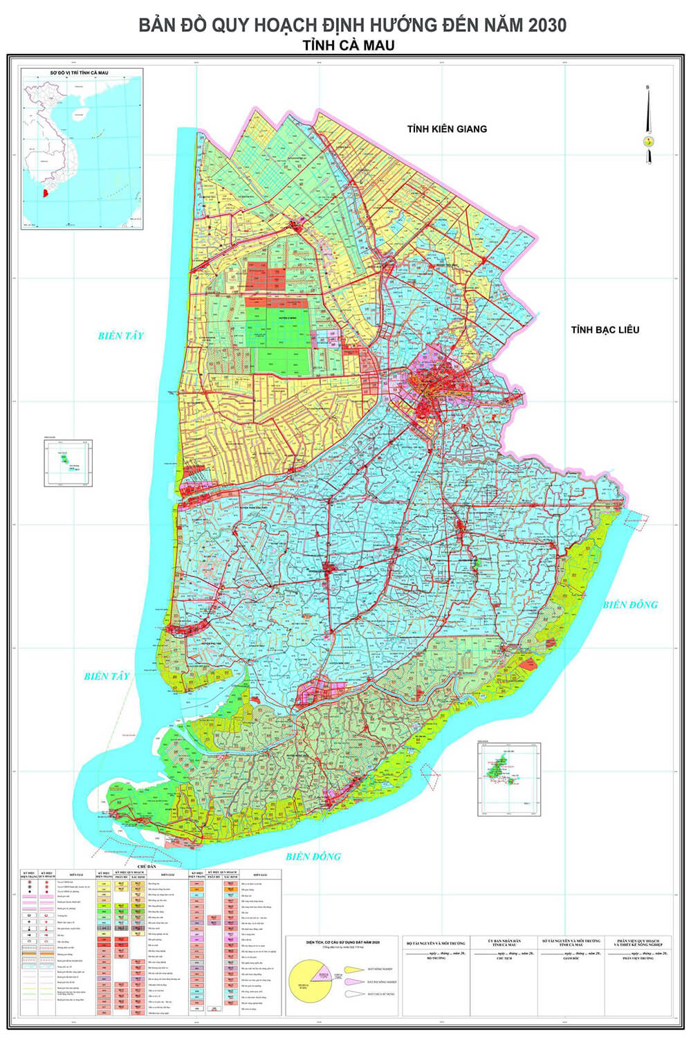 Bản Đồ Quy Hoạch Huyện Năm Căn Tỉnh Cà Mau Đến Năm 2030