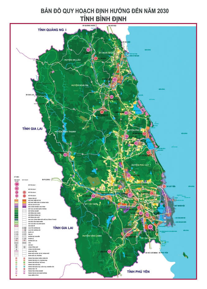 Bản Đồ Quy Hoạch Huyện Vĩnh Thạnh Tỉnh Bình Định Đến Năm 2030