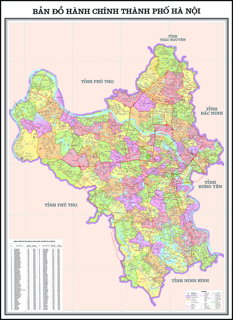 Bản Đồ Thành Phố Hà Nội 2025 (NEW Version) Bản Đồ Thành Phố Hà Nội 2025 (NEW Version)