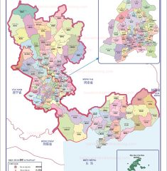 Bản Đồ Hành Chính Thành Phố Hồ Chí Minh Tiếng Trung Sau Sáp Nhập
