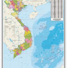 Bản Đồ Việt Nam 34 Tỉnh Thành Mẫu 1