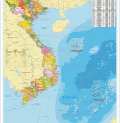 Bản Đồ Việt Nam Tiếng Anh 34 Tỉnh Thành