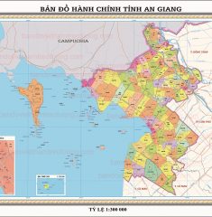 Bản Đồ Tỉnh An Giang Sau Sáp Nhập
