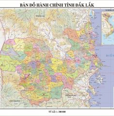 Bản Đồ Tỉnh Đăk Lăk Sau Sáp Nhập