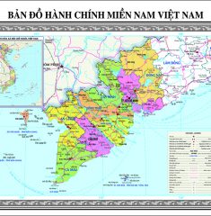 Bản Đồ Miền Nam Việt Nam Mới Nhất Sau Sáp Nhập