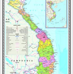 Bản Đồ Miền Trung Việt Nam Mới Nhất Sau Sáp Nhập
