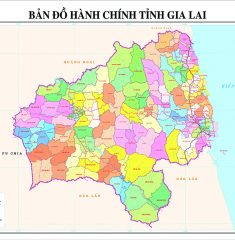 Bản Đồ Tỉnh Gia Lai Mới Nhất Sau Sáp Nhập