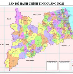Bản Đồ Tỉnh Quảng Ngãi Mới Nhất Sau Sáp Nhập